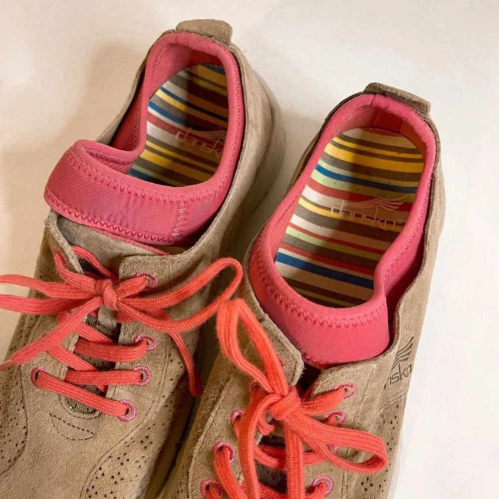Dansko Elise Tan Sneakers Size 37 - Picture 12 of 12